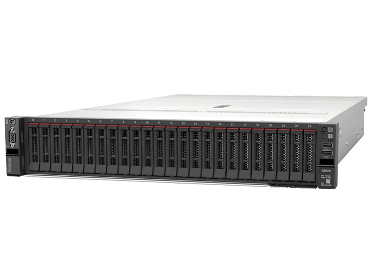 Сервер Lenovo SR665 AMD EPYC 7713 (64C 2.0GHz 256MB Cache/225W), 32GB  (1x32GB, 3200MHz 2Rx4 RDIMM), 8 SAS/SATA, 940-8i 4GB, 1x1100W Platinum, 5 Perfo