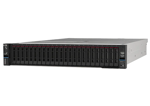 Сервер Lenovo SR665 V3 AMD EPYC 9354 (32C 3.25GHz 256MB Cache/280W), 64GB (1x64GB, 4800MHz 2Rx4 DDR5 RDIMM), No Backplane, No RAID, 1x1800W Titanium, 