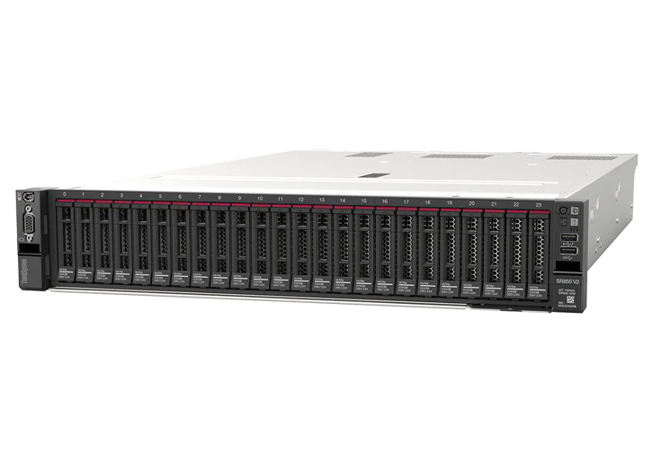 Сервер Lenovo ThinkSystem SR850 V2 4 x Xeon Gold 6330H (24C 2.0GHz 33MB Cache/150W) 128GB 3200MHz (4x32GB, 2Rx4 RDIMM), O/B, 940-8i 4GB, 2x1800W, Rail