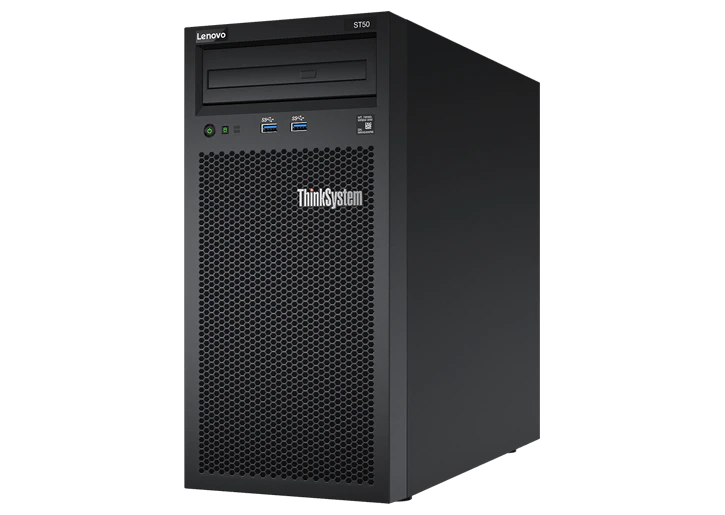 Сервер Lenovo ST50 Xeon E-2224G  (4C 3.5GHz 8MB Cache/71W), SW RAID, 2x2TB SATA Consumer Drives, 1x16GB, 250W, HH DVD Writer, 3 year (7Y48A049EA)
