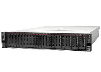 Сервер Lenovo SR665 AMD EPYC 7453 (28C 2.75GHz 64MB Cache/225W), 32GB  (1x32GB, 3200MHz 2Rx4 RDIMM), 8 SAS/SATA, 940-8i 4GB, 1x1100W Platinum, 5 Perfo