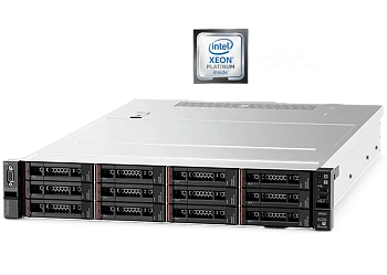Сервер Lenovo SR550 Xeon Silver 4208 (8C 2.1GHz 11MB Cache/85W) 16GB 2933MHz (1x16GB, 2Rx8 RDIMM), O/B 3.5" HS (8), 9350-8i, 1x750W, XCC Enterprise, T