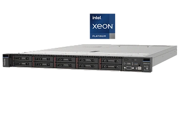 Сервер Lenovo SR630 V3 Xeon Silver 4410Y (12C 2.0GHz 30MB Cache/150W), 64 GB (1x64GB, 4800MHz 2Rx4 DDR5 RDIMM), 8 SAS/SATA, 940-8i 4G, 1x1100W Titaniu